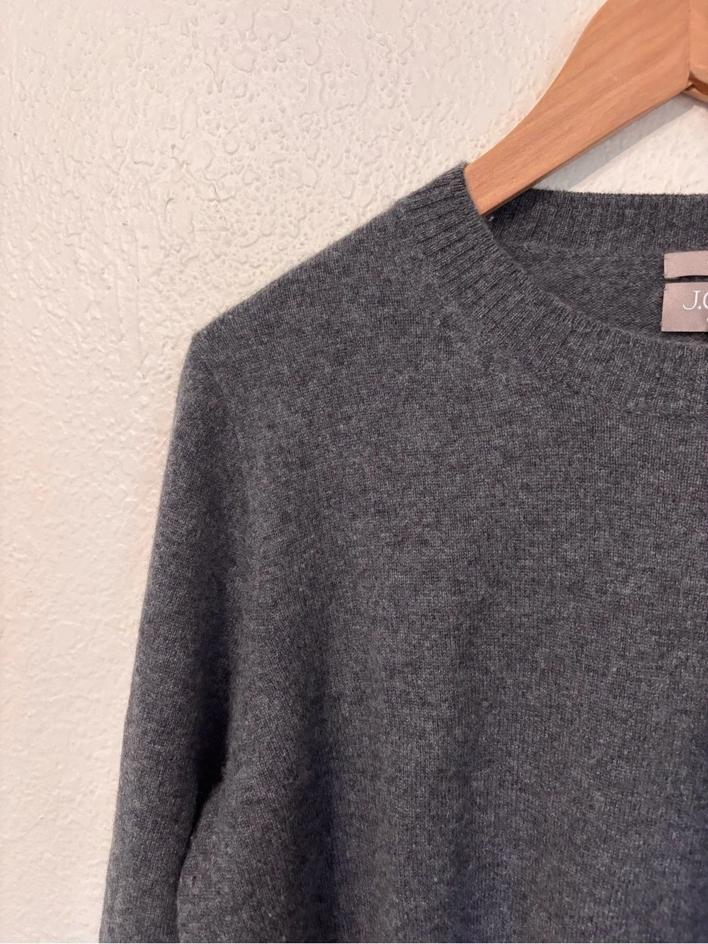 J. Crew Cropped Fit Cashmere Pullover Large
